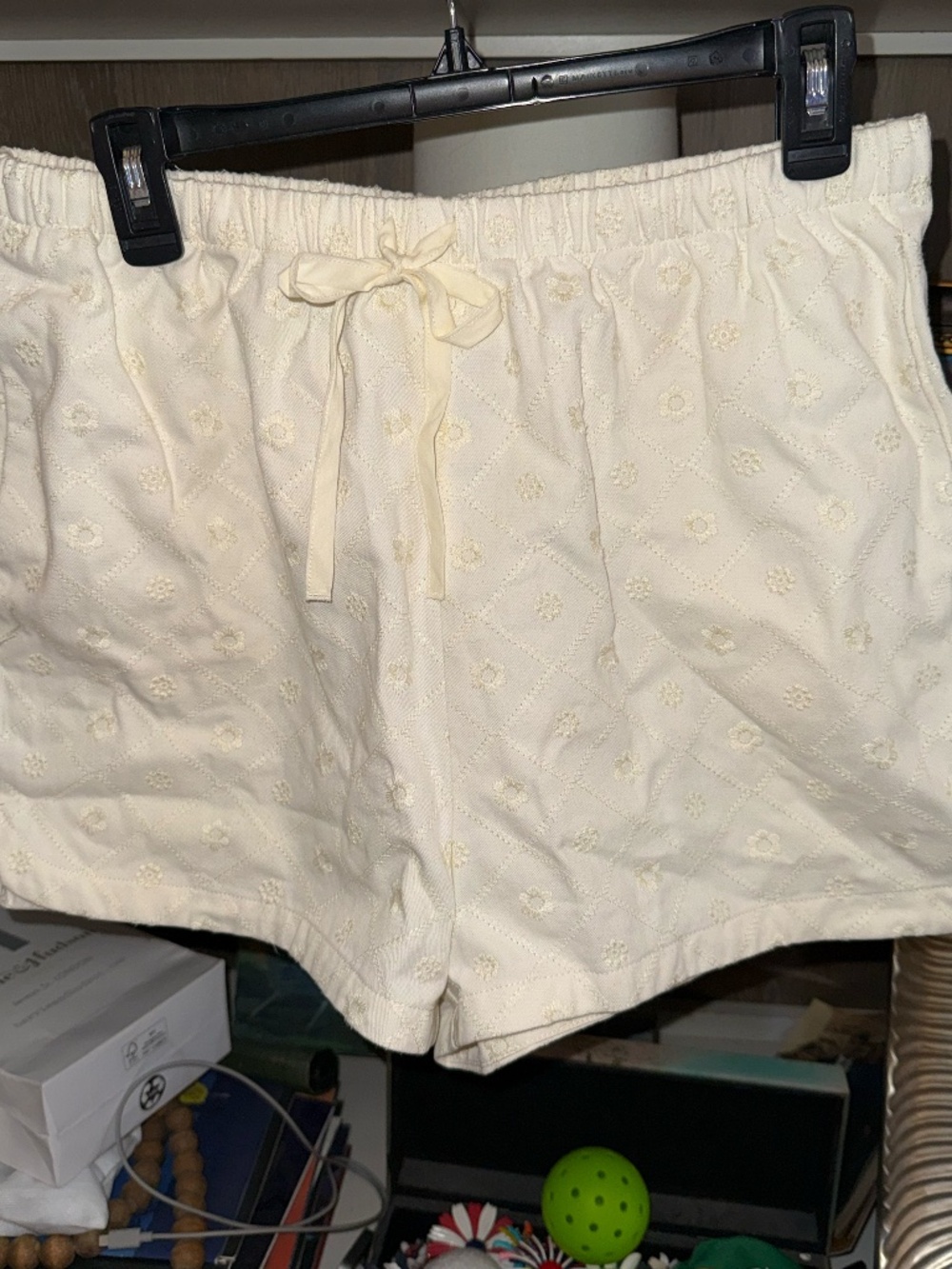 Caroline Constas Medium M shorts set nwt 2 piece cotton embroidery - Picture 6 of 7